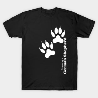 German Shepherd Pawprints T-Shirt